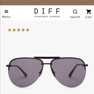 DIFF aviator sunglasses